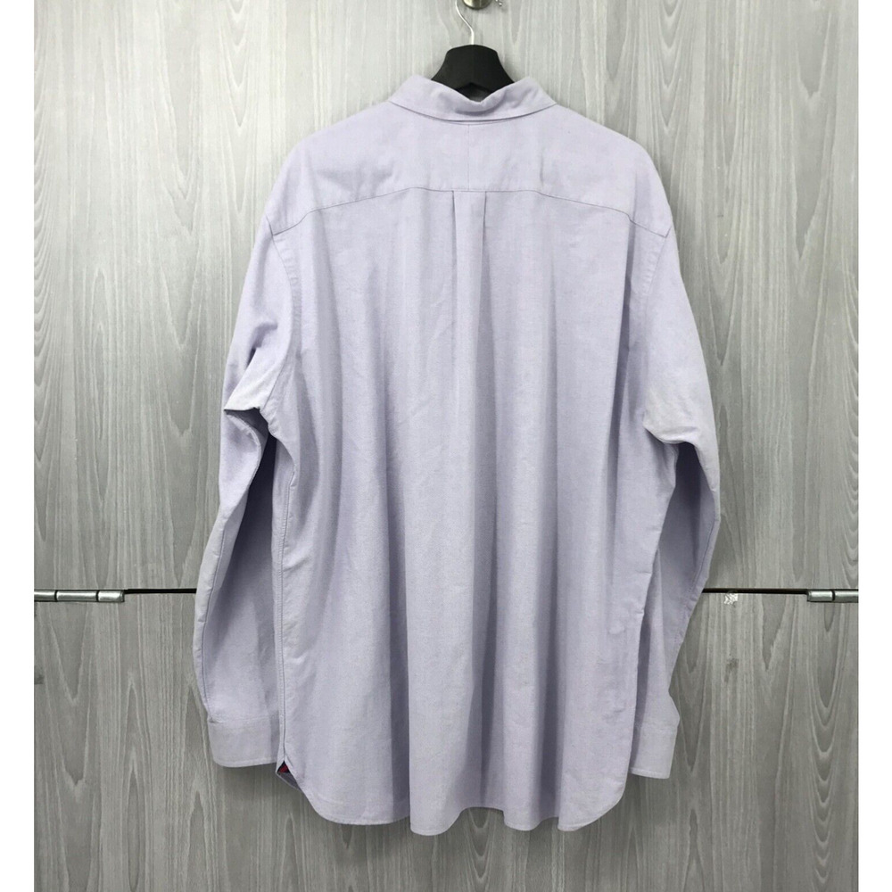 Ralph Lauren‎ Classic Fit Oxford Button Up Shirt XXL Long Sleeve Purple - Picture 6 of 10